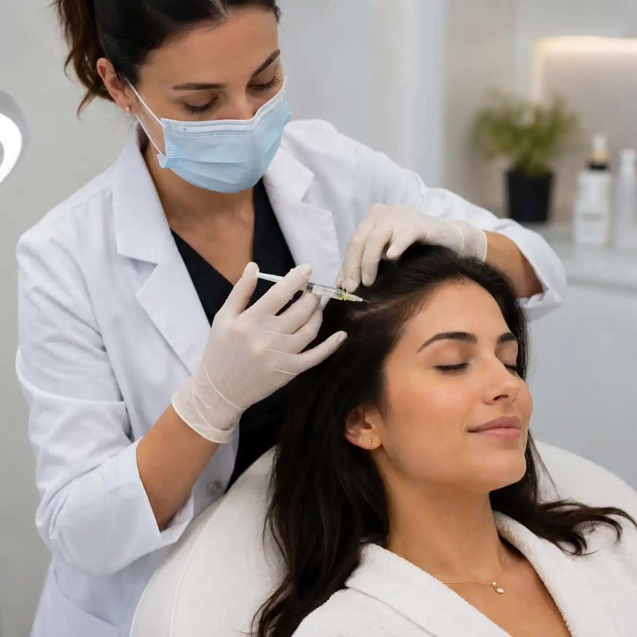PRP, GFC and exosome treatment at Dr. Faraah's Cosmetic & Laser Clinic, Goregaon West, Mumbai